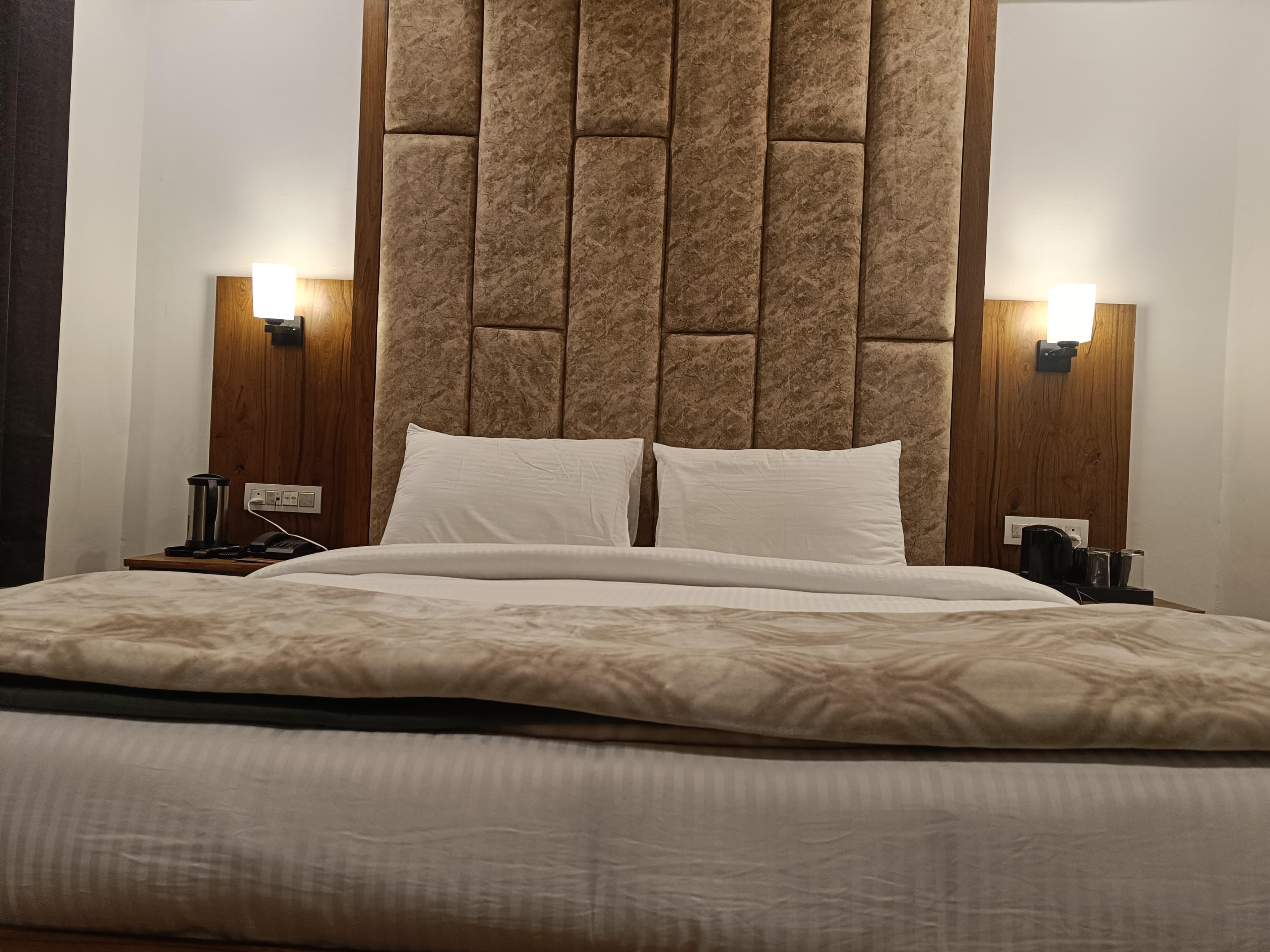 Peaceful ambience in rooms at Vijay Lords Centric hotel Badrinath Temple